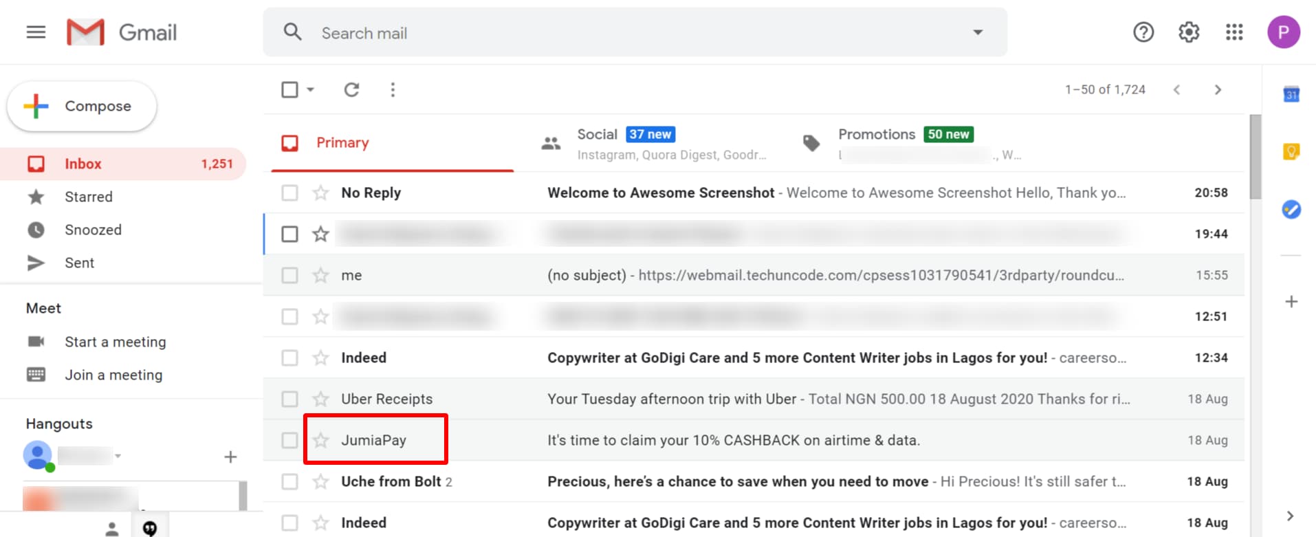how to block email on gmail