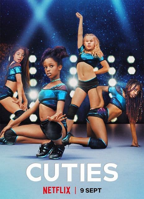 Provocative poster of the Netflix movie Cuties