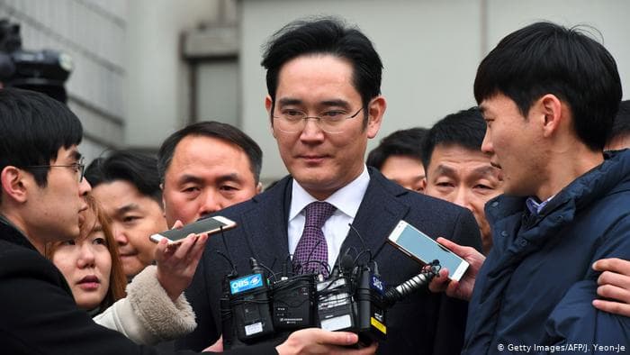 Samsung chief sentenced to jail for two and a half years