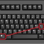 How to use a windows keyboard shortcut