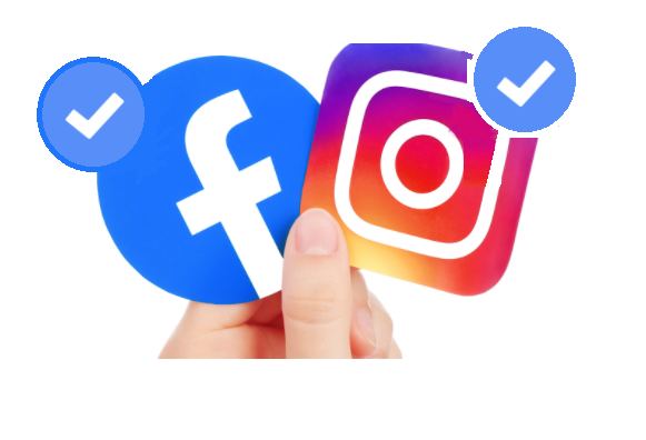 Accounts verification badge on Instagram, Twitter, Facebook, LinkdIn