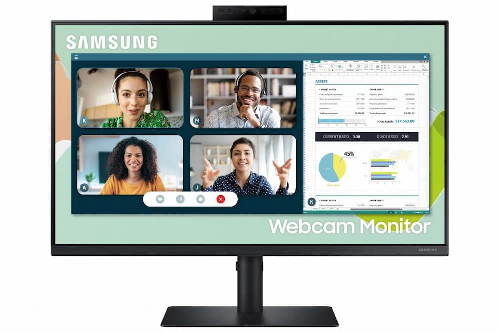 Meet Samsungs First 24 Inch Monitor With Pop up Webcam Features For Video Conferencing