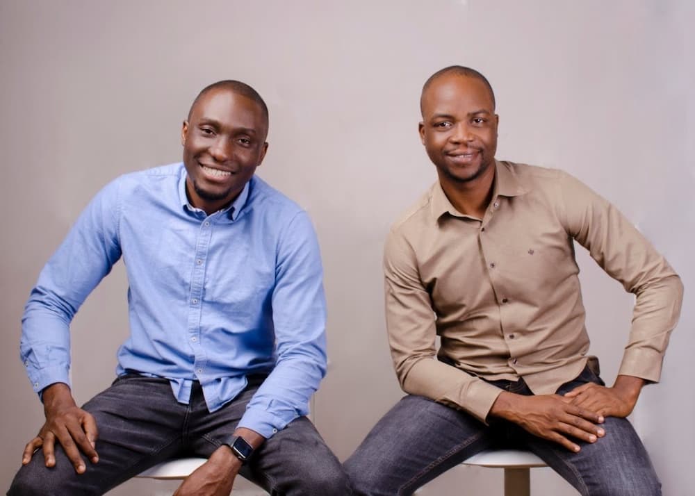 Founders of Sendbox, Emotu Balogun and Segun Afolahan