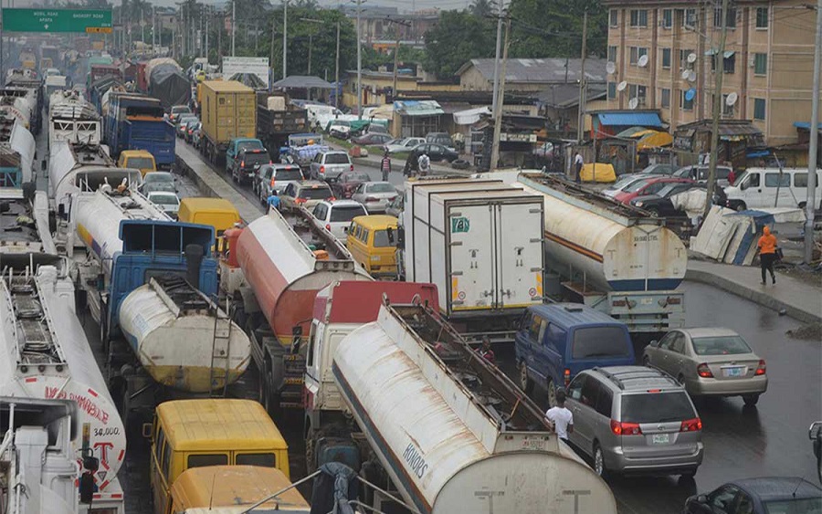Over 50000 Vehicles Get Stuck In Lagos Traffic Daily