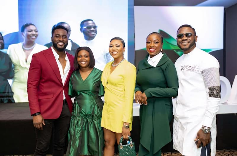 Oppo Nigeria Marketing Manager, Jennifer Okorhi (second left and other dignitaries during the Oppo Nigeria's Inno Day event.