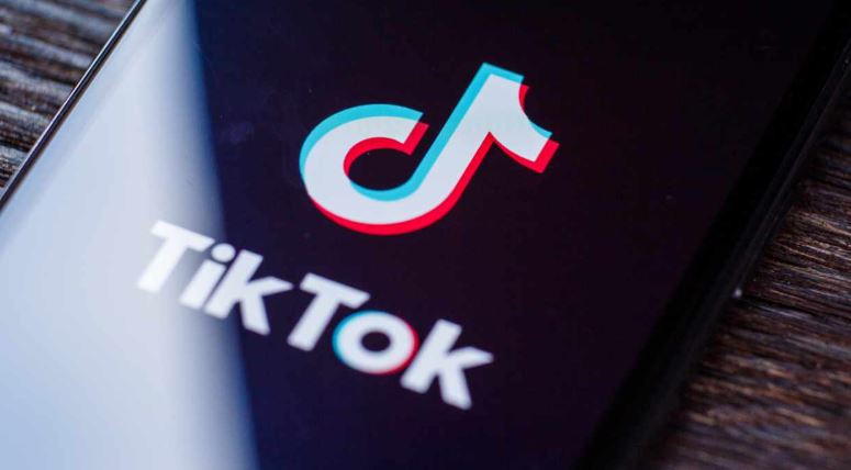 TikTok logo on a mobile screen.