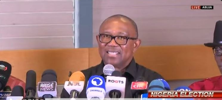 Breaking News: Peter Obi Rejects Tinubu's Victory, Says He Won 2023 Election