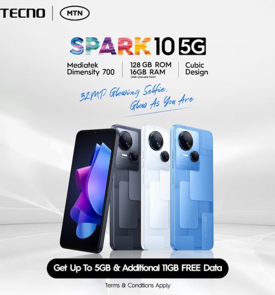Tecno Launches The Ultimate Spark 10 5G Smartphone (#TECNOxMTN5G)