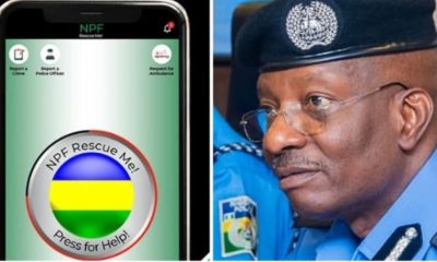 Police Rescue Me app and IGP, Olukayode Egbetokun