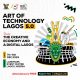 Flyer for Art of Technology 5.0 in Lagos, showcasing the intersection of tech innovation and the creative economy with the Lagos skyline in the background, event details for December at the Landmark Event Center, and logos of sponsors like the Lagos State Government and Eko Innovation Centre.